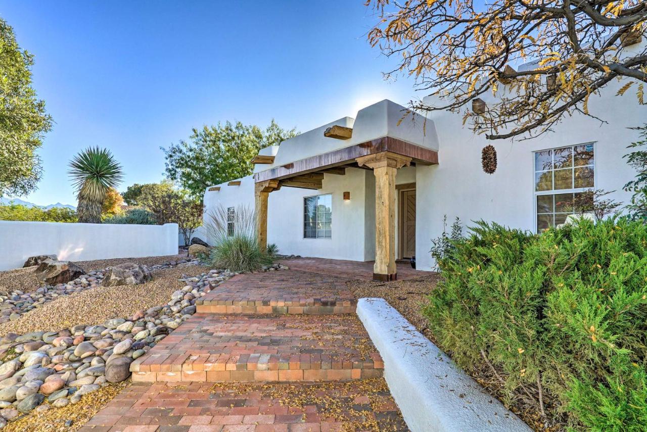 Las Cruces Home La Casa Blanca With Courtyard Luaran gambar
