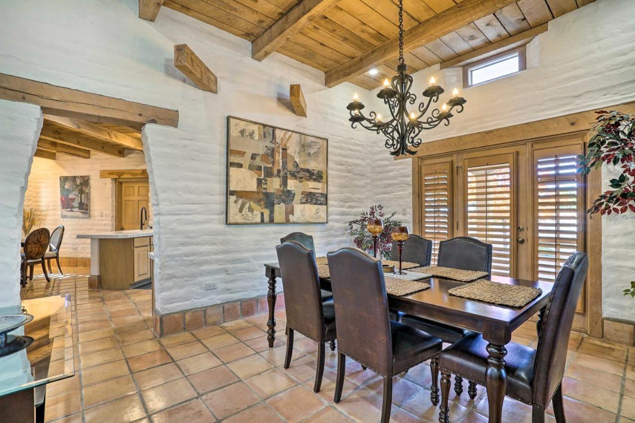 Las Cruces Home La Casa Blanca With Courtyard Luaran gambar