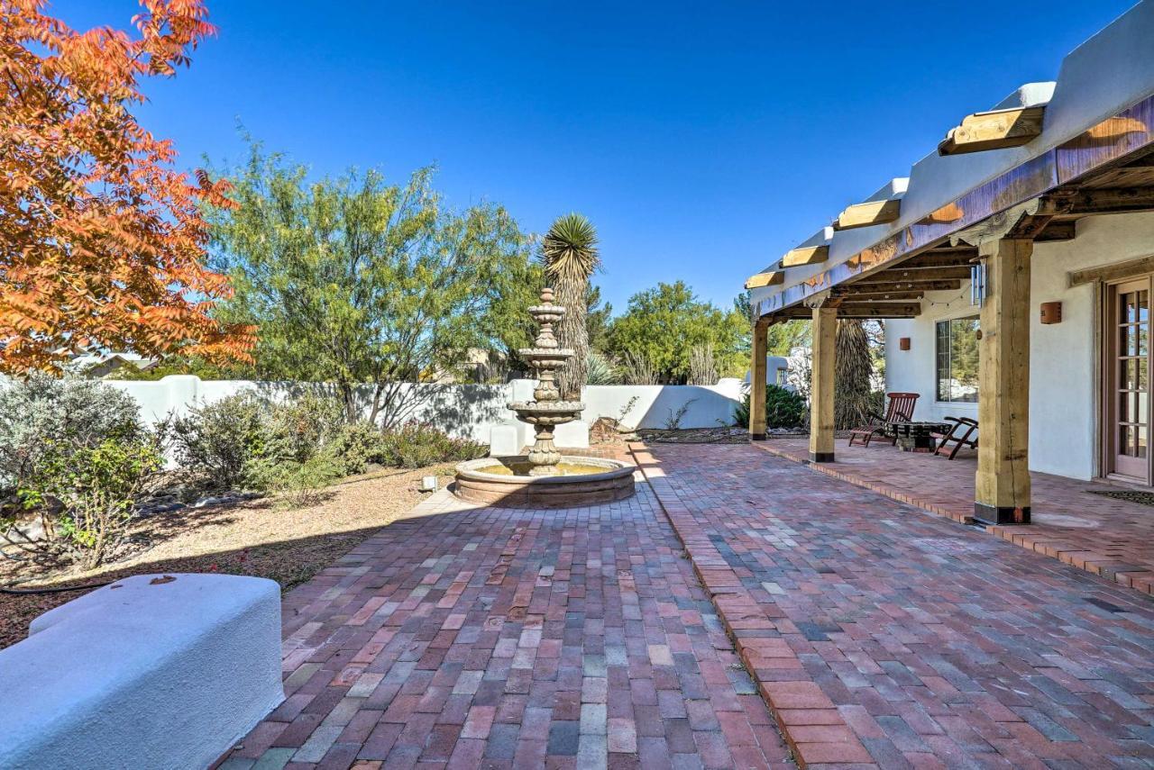 Las Cruces Home La Casa Blanca With Courtyard Luaran gambar