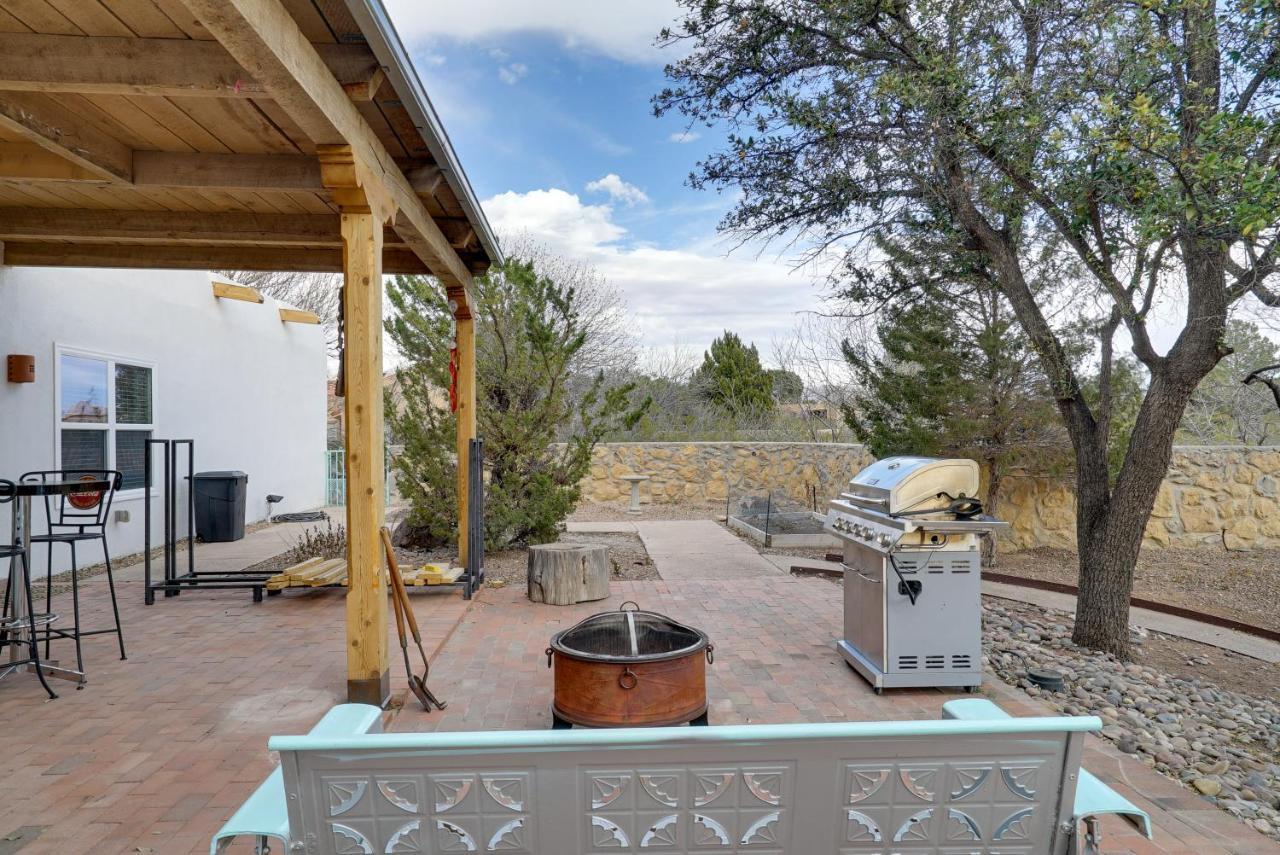 Las Cruces Home La Casa Blanca With Courtyard Luaran gambar