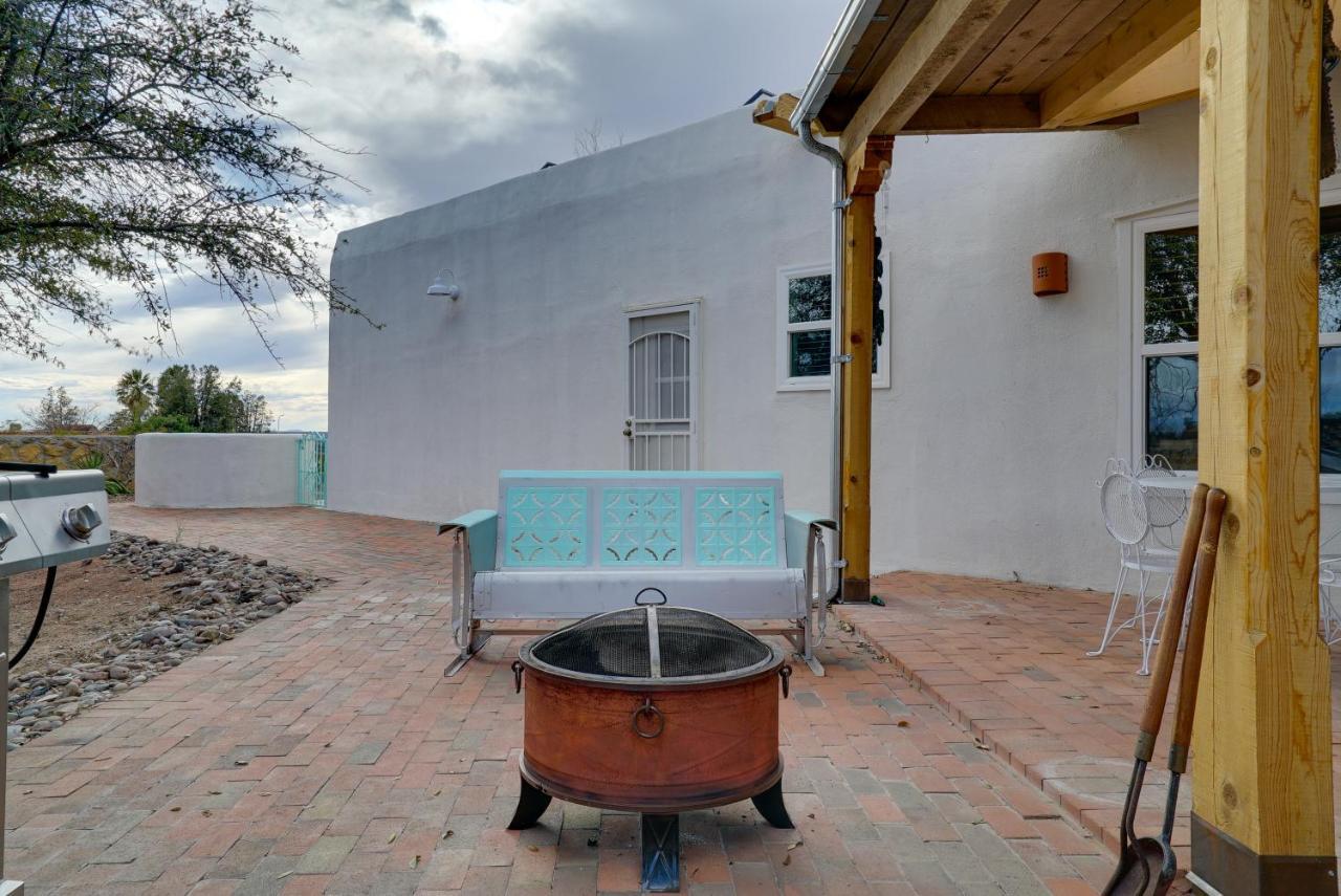 Las Cruces Home La Casa Blanca With Courtyard Luaran gambar